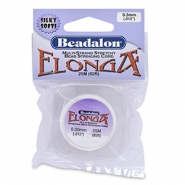 Beadalon Elonga fil élastique 0.3mm Blanc