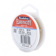 Beadalon Elastic Stringing Wire 0.8mm 25 metre Doré satiné
