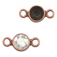 Apprêts en métal TQ serti 2 anneaux pour chaton SS39 cuivre (sans nickel)