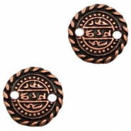 Breloques en métal TQ connecteur pièce orientale 17mm cuivre (sans nickel)