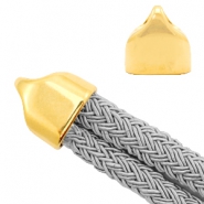 Embouts en métal DQ Ø20x10mm Doré (sans nickel)