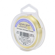 20 Gauge Artistic Wire Plaqué argent champagne
