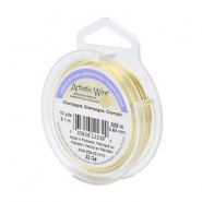 22 Gauge Artistic Wire Plaqué argentchampagne