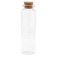 Mini-flacons de v&oelig;ux avec bouchon de li&egrave;ge 10x3cm transparent