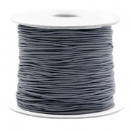 Fil &eacute;lastique color&eacute; 0.8mm gris cool