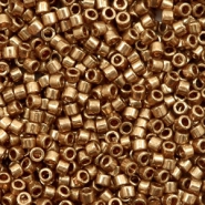 Perles Miyuki delicas 11/0 Gold luster dark topaz DB-115