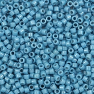 Perles Miyuki delicas 11/0 Duracoat opaque dyed bayberry blue DB-2132
