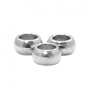 Perles en acier inox 2mm argenté (inox)