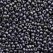 Perles de rocailles Miyuki 11/0 Metallic gunmetal black 11-451