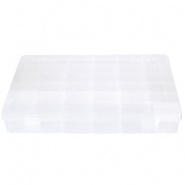 Présentoir bijoux boîte de rangement 36 cases transparent