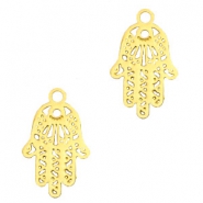 Pendentifs bohèmes main de Fatma doré