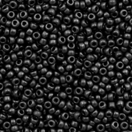 Perles de rocailles Miyuki 11/0 Metallic matte charcoal grey 11-2010