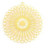 Pendentifs bohèmes rond Doré (sans nickel)