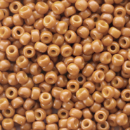 Perles de rocailles Miyuki 8/0 Duracoat opaque cedar brown 8-4457