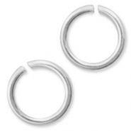 Argent 925 apprêts anneaux brisés 6mm Argent