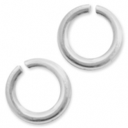 Argent 925 apprêts anneaux brisés 4mm Argent