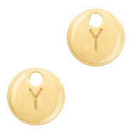 Breloques en métal Basic Quality lettre Y Doré (sans nickel)