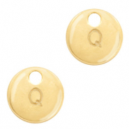 Breloques en métal Basic Quality lettre Q Doré (sans nickel)