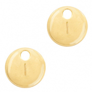 Breloques en métal Basic Quality lettre I Doré (sans nickel)