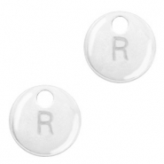 Breloques en métal Basic Quality lettre R Argenté antique (sans nickel)
