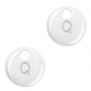Breloques en métal Basic Quality lettre Q Argenté antique (sans nickel)