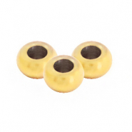 Perles en acier inox 2mm Doré