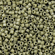 Perles Miyuki délicas 11/0 Duracoat opaque dyed taupe greige DB-2365