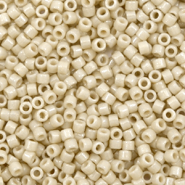 Perles Miyuki délicas 11/0 Duracoat opaque dyed light tan brown DB-2364
