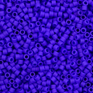 Perles Miyuki délicas 11/0 Opaque matte cobalt blue DB-756