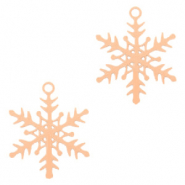Pendentifs bohèmes flocon de neige Doré rose