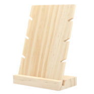 Présentoir bijoux en bois pour bracelets Naturel (couleur naturelle du bois)