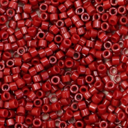 Perles Miyuki délicas 11/0 Opaque dyed maroon red DB654