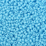 Perles de rocailles Miyuki 11/0 Opaque turquoise blue 11-413