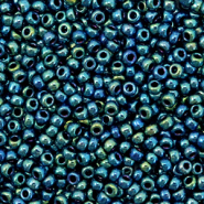 Perles de rocailles Miyuki 11/0 Metallic iris indigo blue 11-467