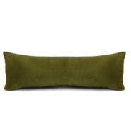 Présentoir bijoux coussin velours doux Vert olive