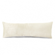 Présentoir bijoux coussin velours doux Blanc cassé