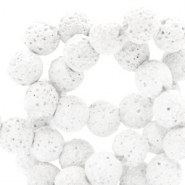 Pierres naturelles Lave mat 8mm Blanc