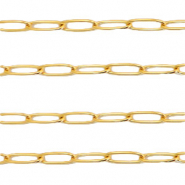 Apprêts en acier inox chaîne maille jaseron maillons Doré