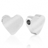 Perles en acier Inox cœur Argenté