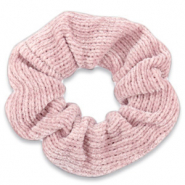 Chouchous pour cheveux velours côtelé Rose tan