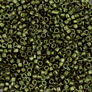 Perles Miyuki délicas 11/0 Metallic olive green DB-11