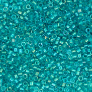 Perles Miyuki délicas 11/0 Fancy lined teal blue DB-2380