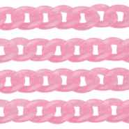 Chaîne acrylique 19mm Rose