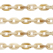 Chaîne acrylique 15mm Beige