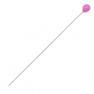 Apprêts en métal DQ clou à tête boule 52mm Argenté antique-rose (sans nickel)