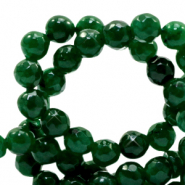 Pierres naturelles 6mm Jade facettées Vert agate