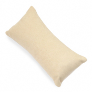 Présentoir bijoux coussin velours Beige naturel