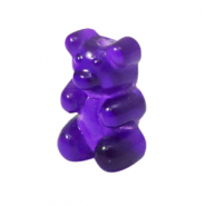 Pendentifs en résine gummi bear Violet