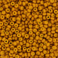 Perles de rocailles Miyuki 11/0 Opaque matte mustard brown 11-2312