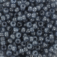 Perles de rocailles Miyuki 8/0 Ceylon translucent slate blue 8-2378